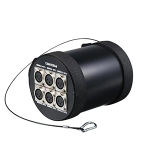 Six way photoelectric isolation DMX signal distributor
